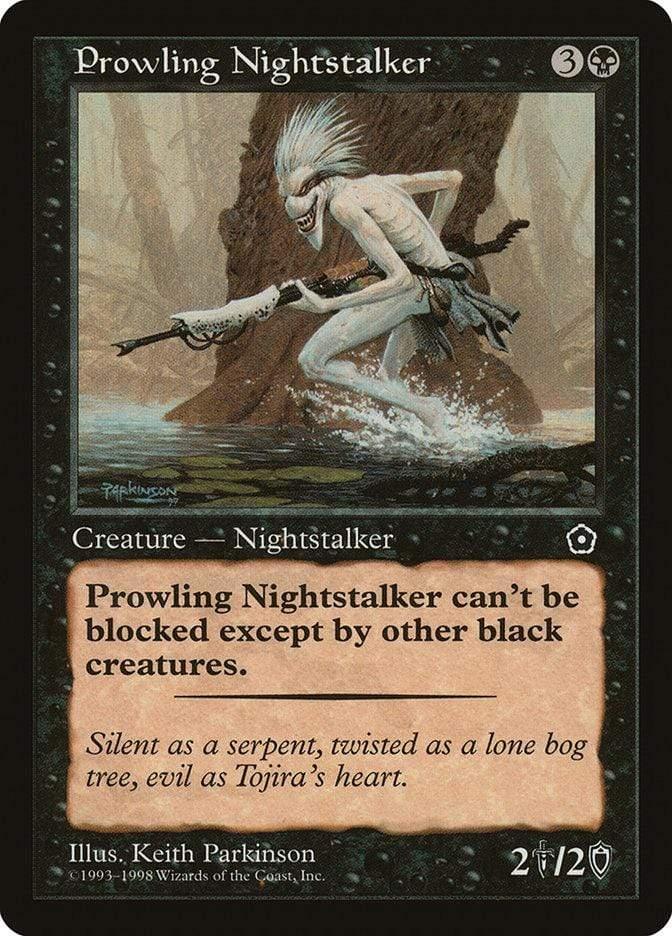 Magic: The Gathering MTG Single Prowling Nightstalker [Portal Second Age]