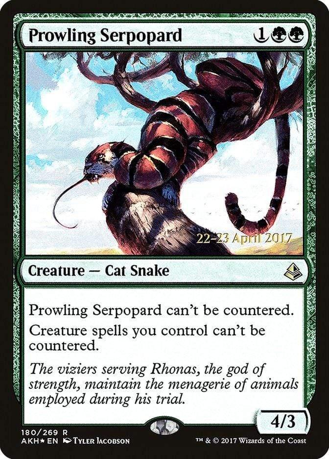 Magic: The Gathering MTG Single Prowling Serpopard  [Amonkhet Prerelease Promos]