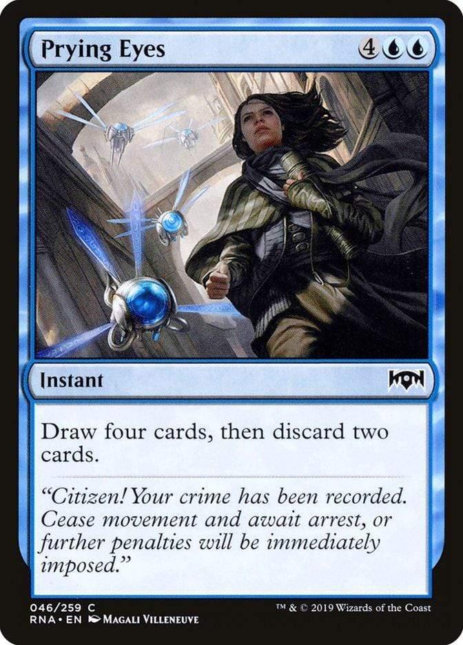 Magic: The Gathering MTG Single Prying Eyes [Ravnica Allegiance]