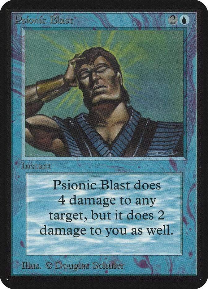 Magic: The Gathering MTG Single Psionic Blast [Limited Edition Alpha]