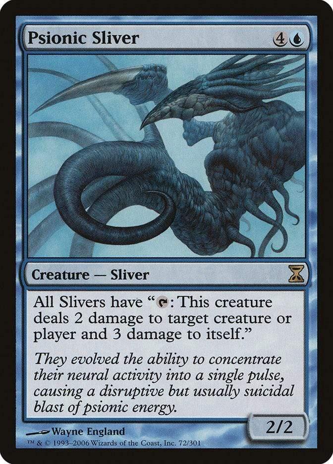 Magic: The Gathering MTG Single Psionic Sliver [Time Spiral]