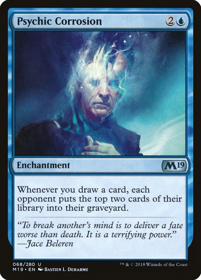 Magic: The Gathering MTG Single Psychic Corrosion [Core Set 2019]