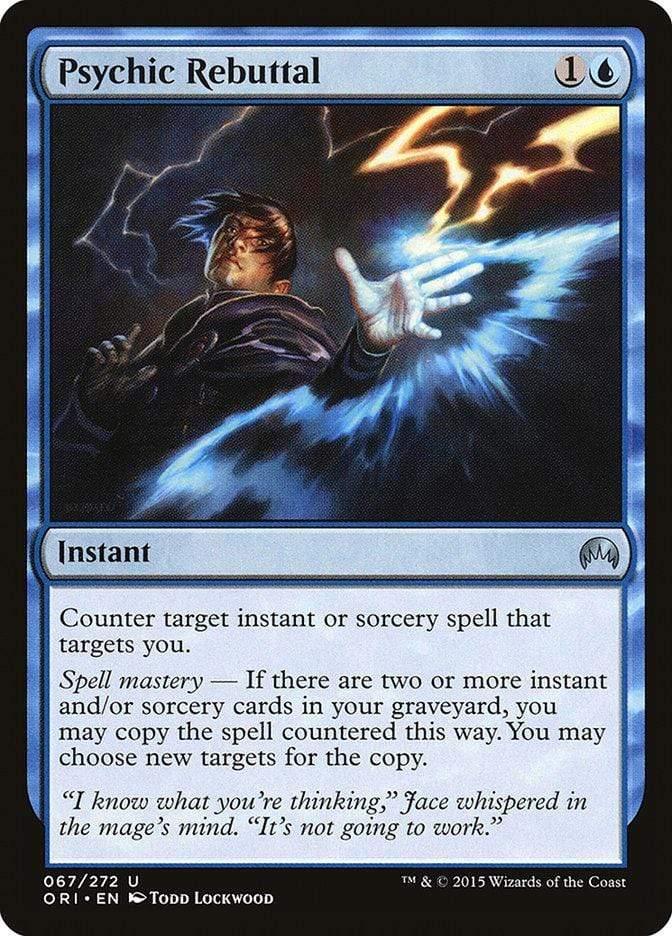 Magic: The Gathering MTG Single Psychic Rebuttal [Magic Origins]