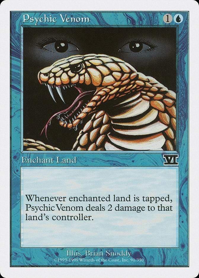 Magic: The Gathering MTG Single Psychic Venom [Classic Sixth Edition]