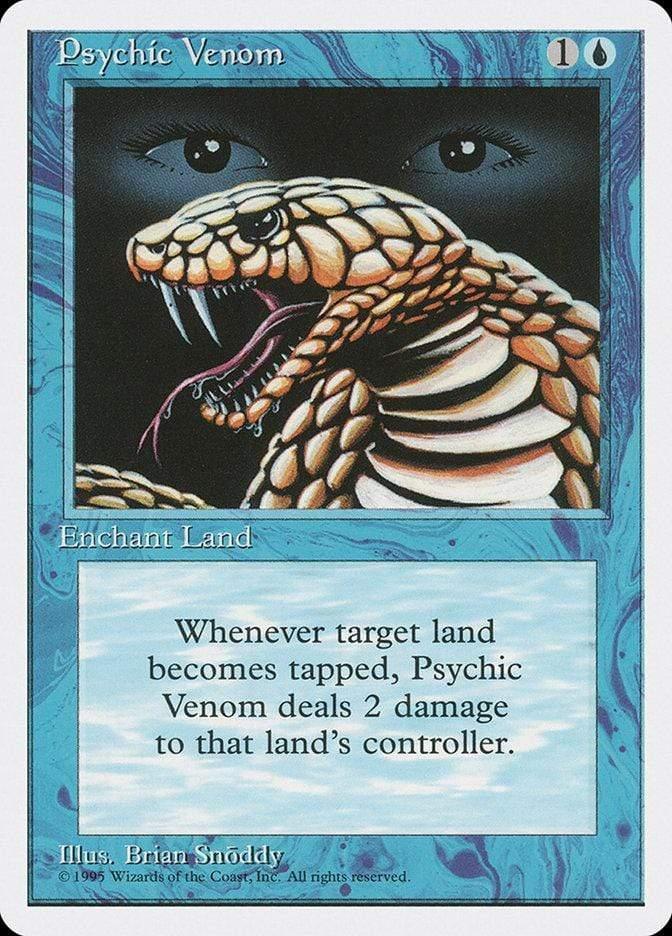 Magic: The Gathering MTG Single Psychic Venom [Fourth Edition]