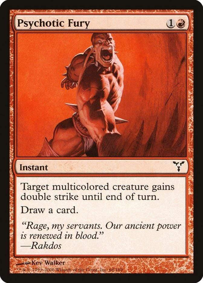 Magic: The Gathering MTG Single Psychotic Fury [Dissension]