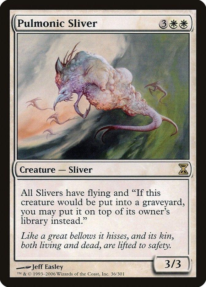 Magic: The Gathering MTG Single Pulmonic Sliver [Time Spiral]