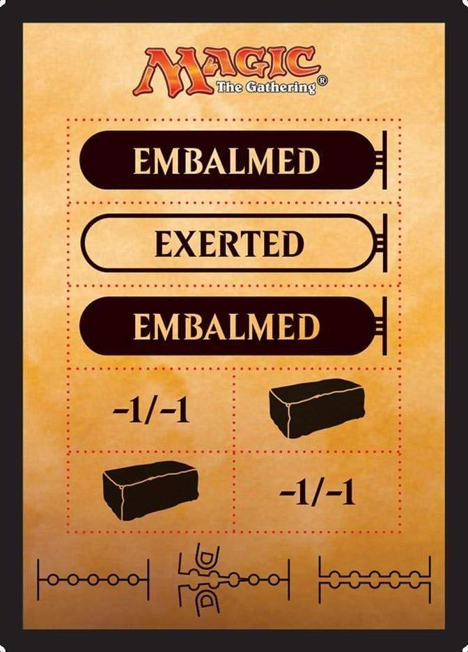 Magic: The Gathering MTG Single Punchcard [Amonkhet Tokens]