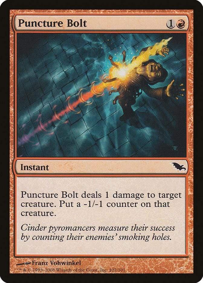 Magic: The Gathering MTG Single Puncture Bolt [Shadowmoor]
