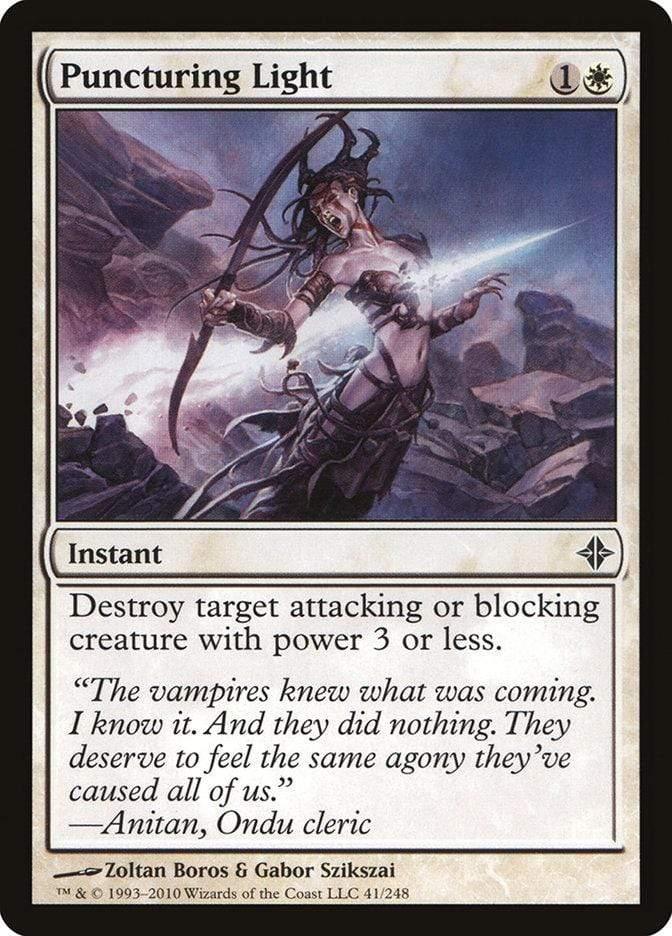Magic: The Gathering MTG Single Puncturing Light [Rise of the Eldrazi]