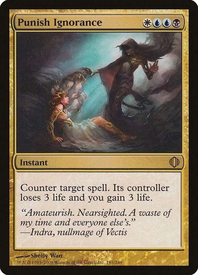 Magic: The Gathering MTG Single Punish Ignorance [Shards of Alara]