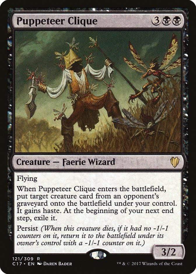Magic: The Gathering MTG Single Puppeteer Clique [Commander 2017]