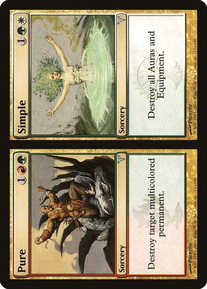 Magic: The Gathering MTG Single Pure // Simple [Dissension]