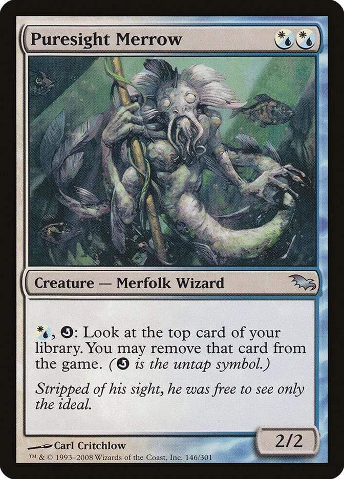 Magic: The Gathering MTG Single Puresight Merrow [Shadowmoor]