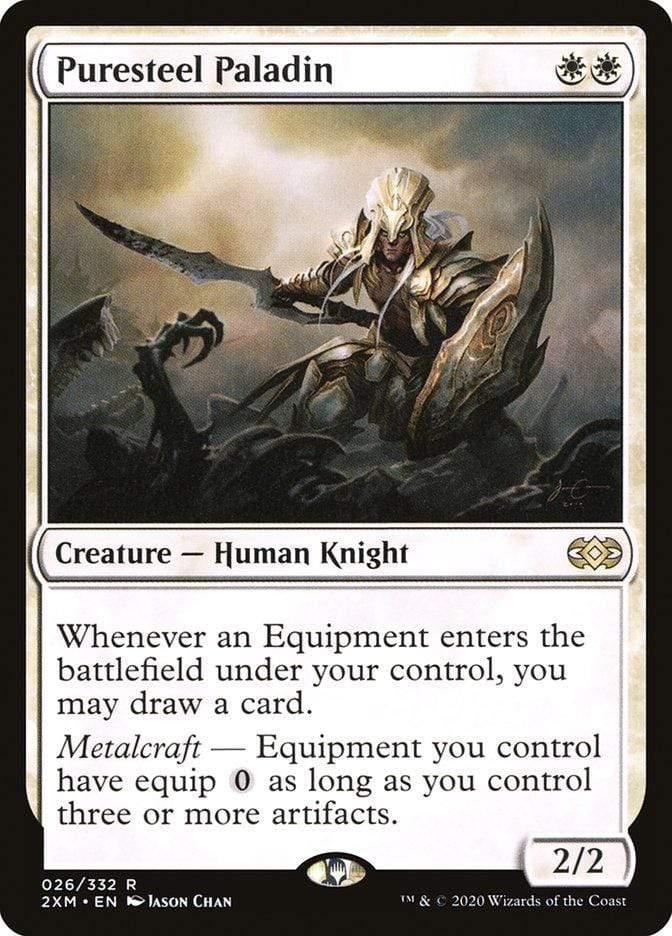 Magic: The Gathering MTG Single Puresteel Paladin [Double Masters]