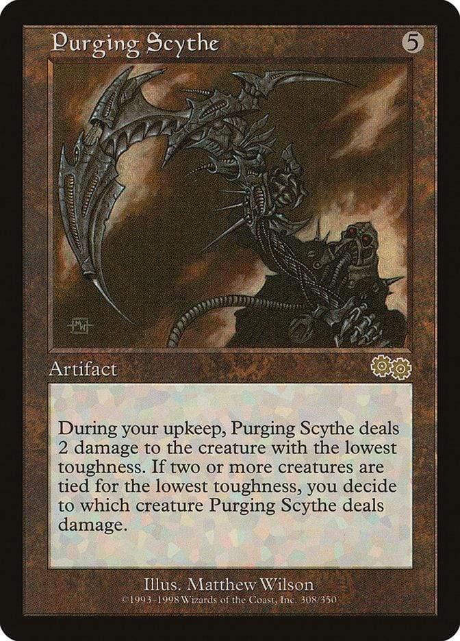 Magic: The Gathering MTG Single Purging Scythe [Urza's Saga]
