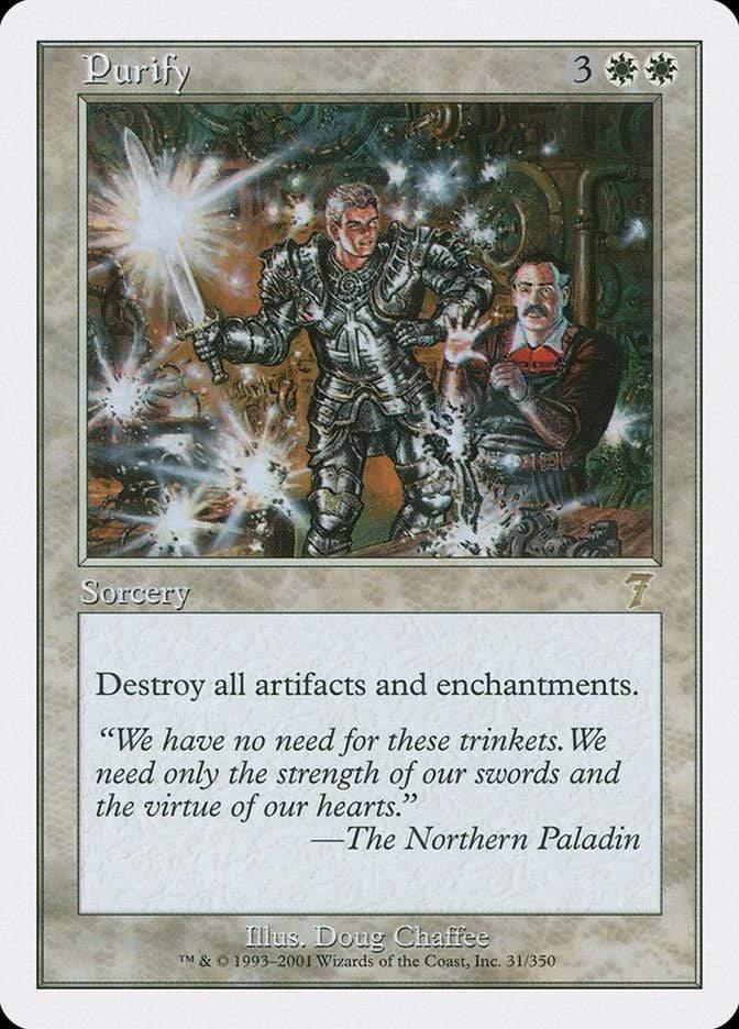 Magic: The Gathering MTG Single Purify [Seventh Edition]