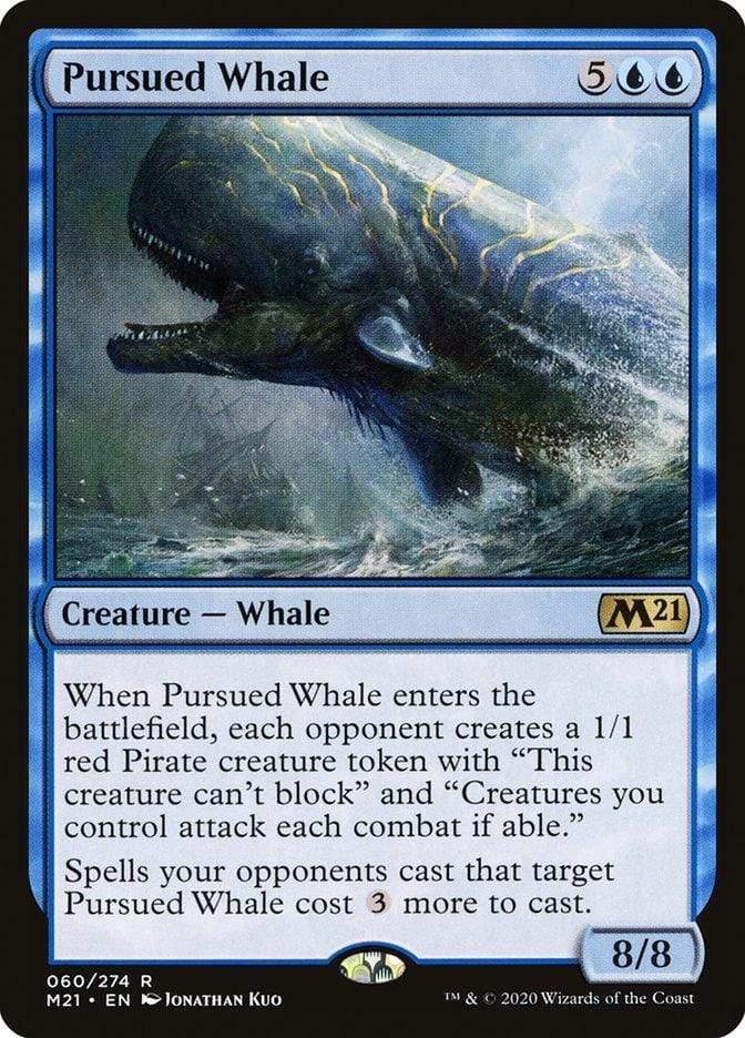Magic: The Gathering MTG Single Pursued Whale [Core Set 2021]