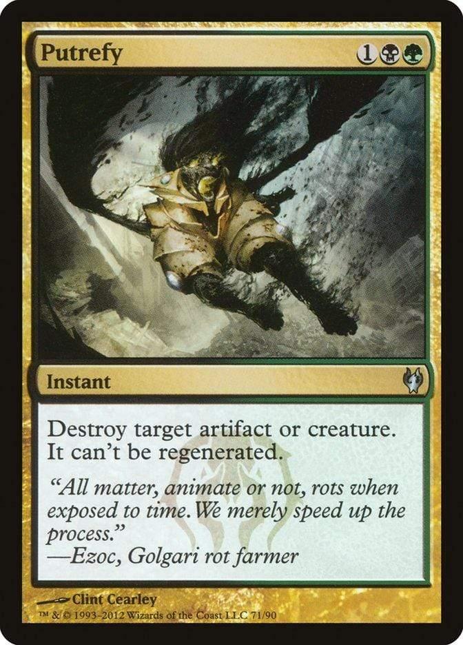 Magic: The Gathering MTG Single Putrefy [Duel Decks: Izzet vs. Golgari]