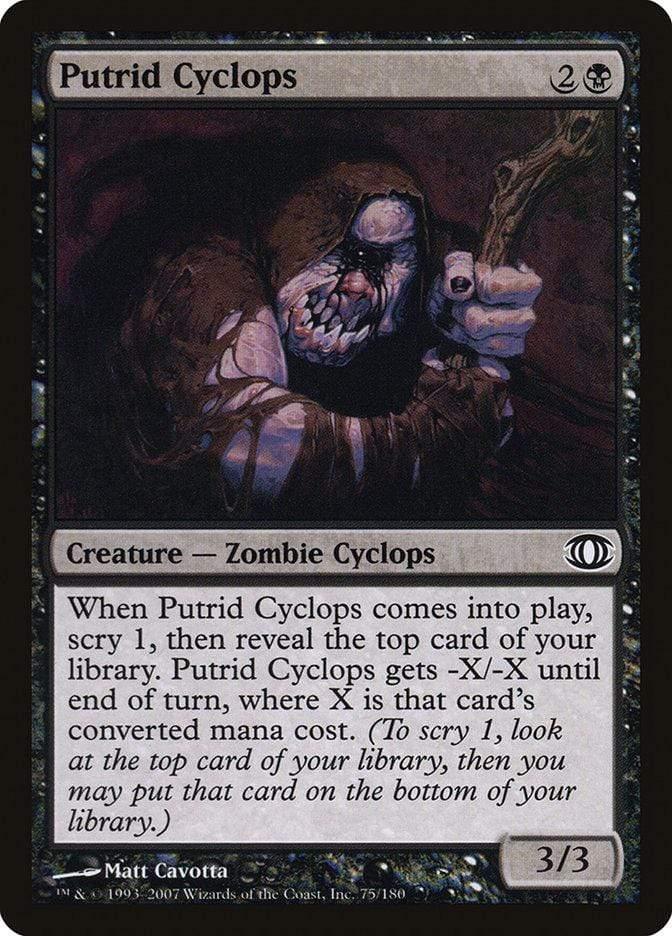Magic: The Gathering MTG Single Putrid Cyclops [Future Sight]