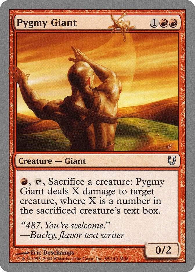 Magic: The Gathering MTG Single Pygmy Giant [Unhinged]