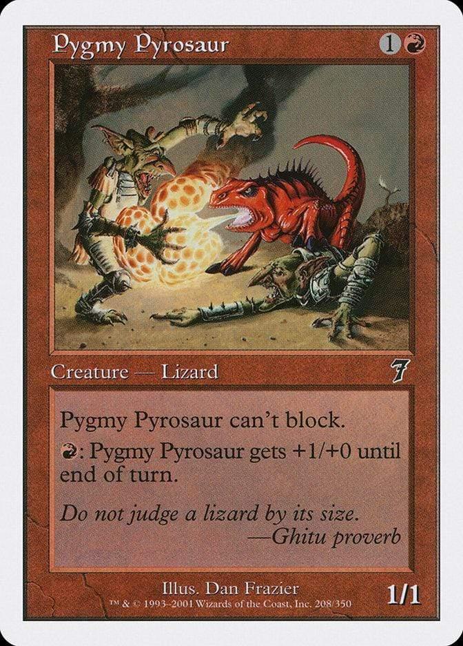 Magic: The Gathering MTG Single Pygmy Pyrosaur [Seventh Edition]