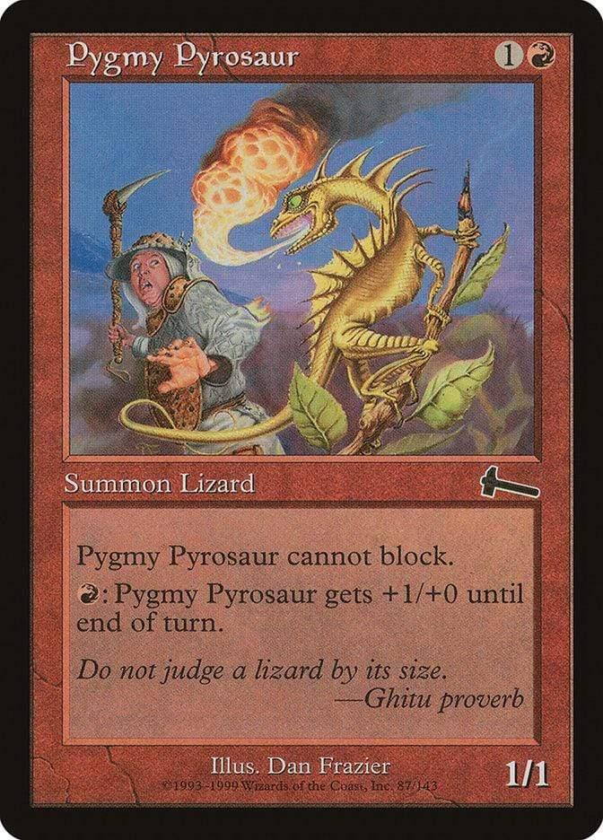 Magic: The Gathering MTG Single Pygmy Pyrosaur [Urza's Legacy]