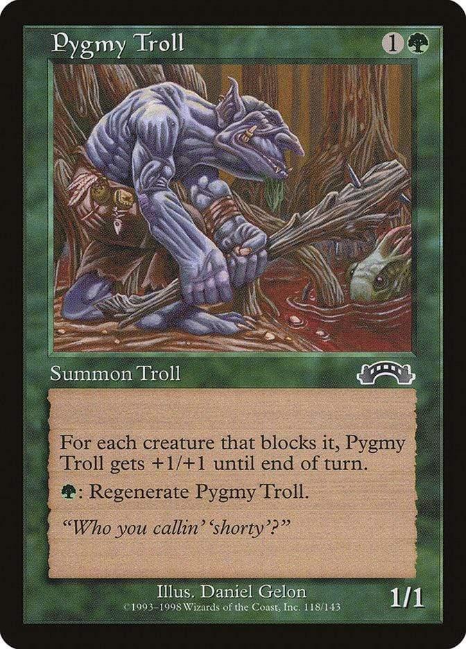 Magic: The Gathering MTG Single Pygmy Troll [Exodus]