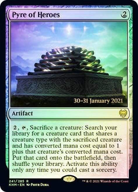 Magic: The Gathering MTG Single Pyre of Heroes  [Kaldheim Prerelease Promos]