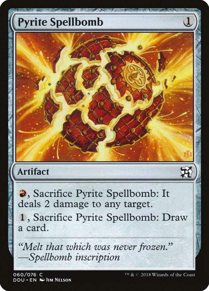 Magic: The Gathering MTG Single Pyrite Spellbomb [Duel Decks: Elves vs. Inventors]
