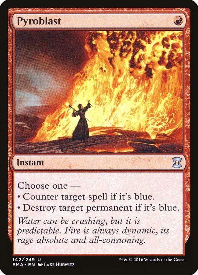 Magic: The Gathering MTG Single Pyroblast [Eternal Masters]