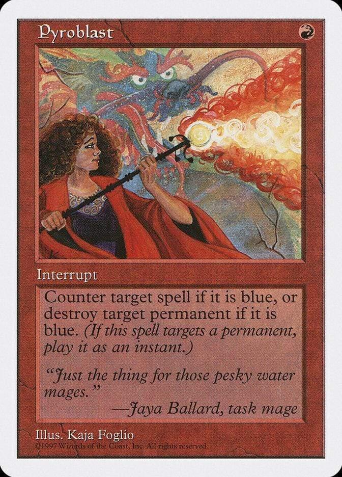 Magic: The Gathering MTG Single Pyroblast [Fifth Edition]