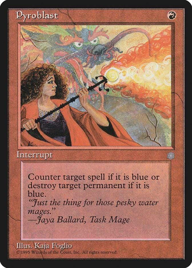 Magic: The Gathering MTG Single Pyroblast [Ice Age]