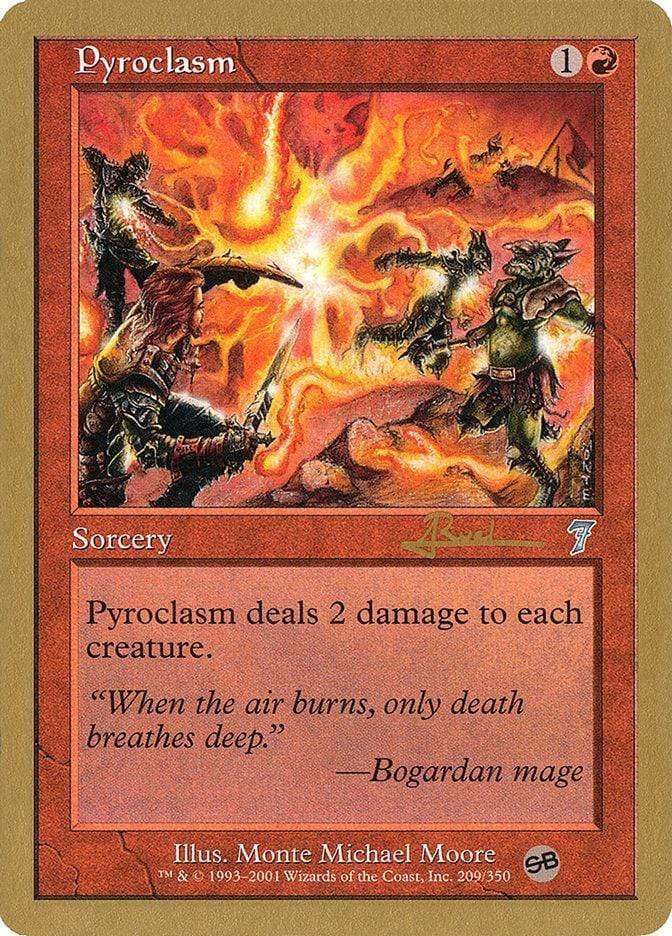 Magic: The Gathering MTG Single Pyroclasm [World Championship Decks 2001]