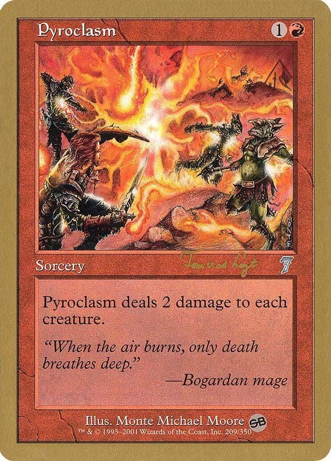 Magic: The Gathering MTG Single Pyroclasm [World Championship Decks 2001]