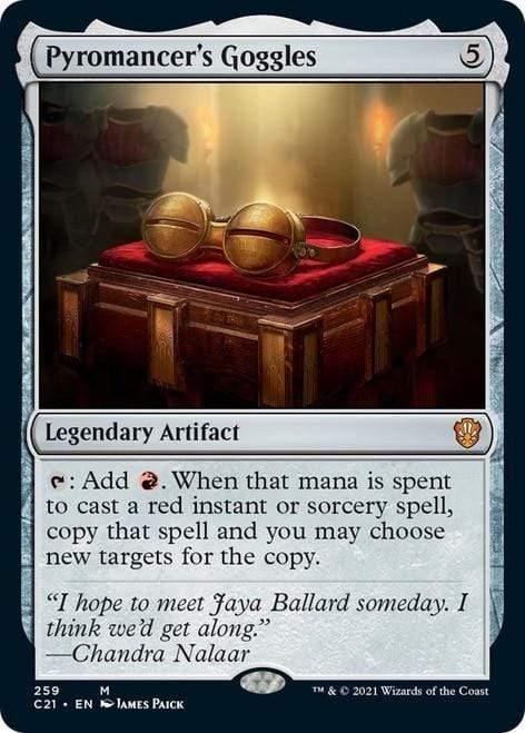 Magic: The Gathering MTG Single Pyromancer's Goggles [Commander 2021]