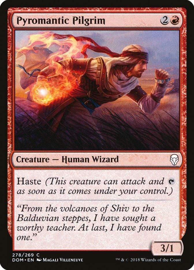 Magic: The Gathering MTG Single Pyromantic Pilgrim [Dominaria]