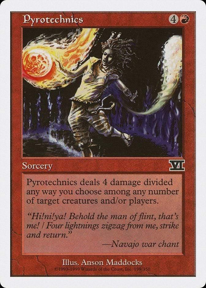 Magic: The Gathering MTG Single Pyrotechnics [Classic Sixth Edition]