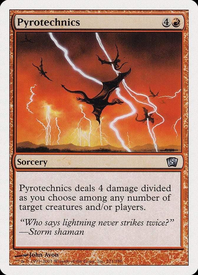 Magic: The Gathering MTG Single Pyrotechnics [Eighth Edition]