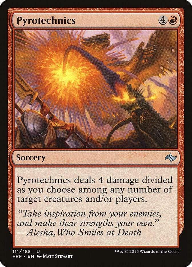 Magic: The Gathering MTG Single Pyrotechnics [Fate Reforged]