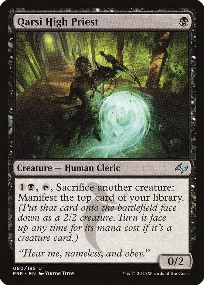 Magic: The Gathering MTG Single Qarsi High Priest [Fate Reforged]