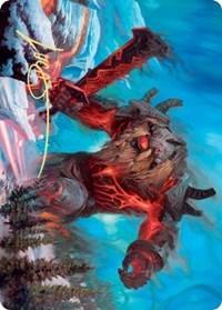 Magic: The Gathering MTG Single Quakebringer Art Card (Gold-Stamped Signature) [Kaldheim: Art Series]