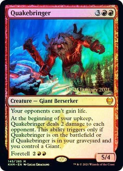 Magic: The Gathering MTG Single Quakebringer  [Kaldheim Prerelease Promos]