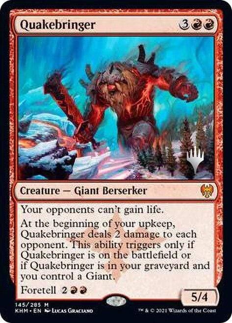 Magic: The Gathering MTG Single Quakebringer [Kaldheim Promo Pack]