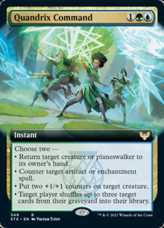 Magic: The Gathering MTG Single Quandrix Command (Extended) [Strixhaven: School of Mages]