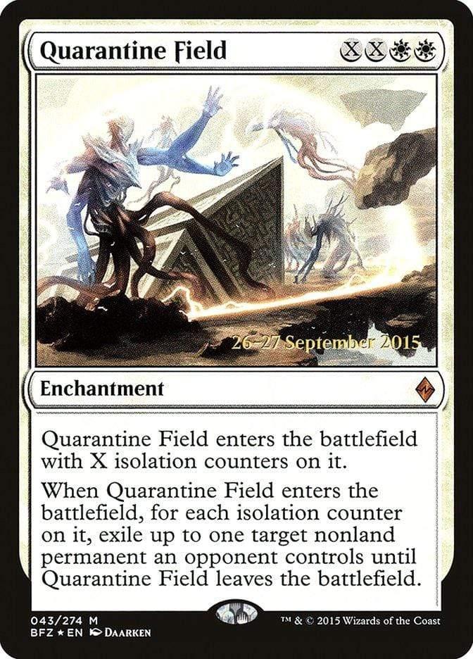 Magic: The Gathering MTG Single Quarantine Field  [Battle for Zendikar Prerelease Promos]