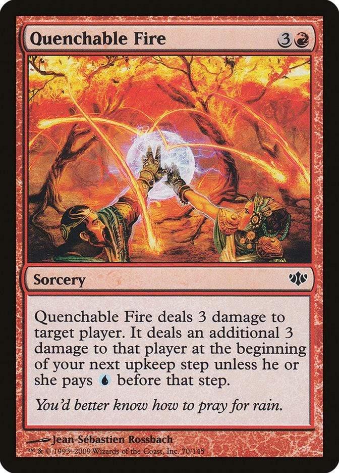 Magic: The Gathering MTG Single Quenchable Fire [Conflux]