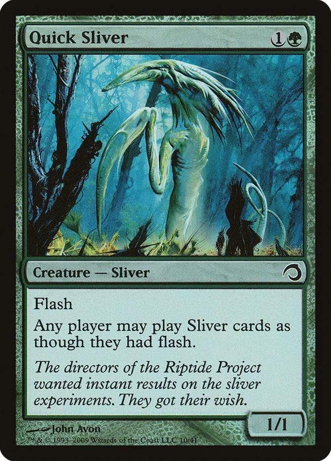 Magic: The Gathering MTG Single Quick Sliver [Premium Deck Series: Slivers]