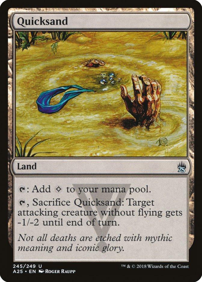 Magic: The Gathering MTG Single Quicksand [Masters 25]