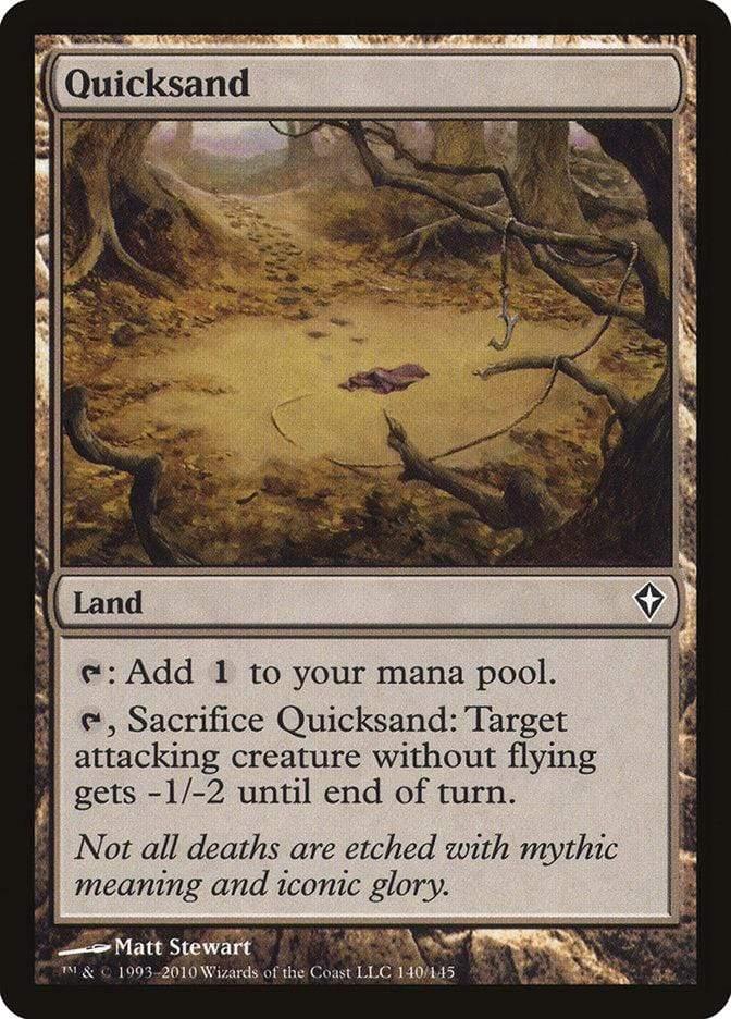 Magic: The Gathering MTG Single Quicksand [Worldwake]